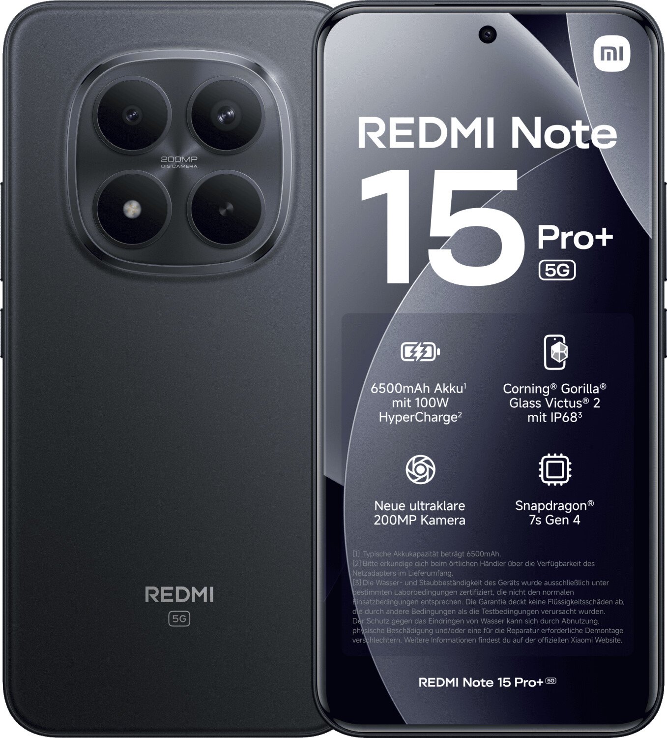 Xiaomi Redmi Note 15 Pro+ 5G 8GB+256GB Negro